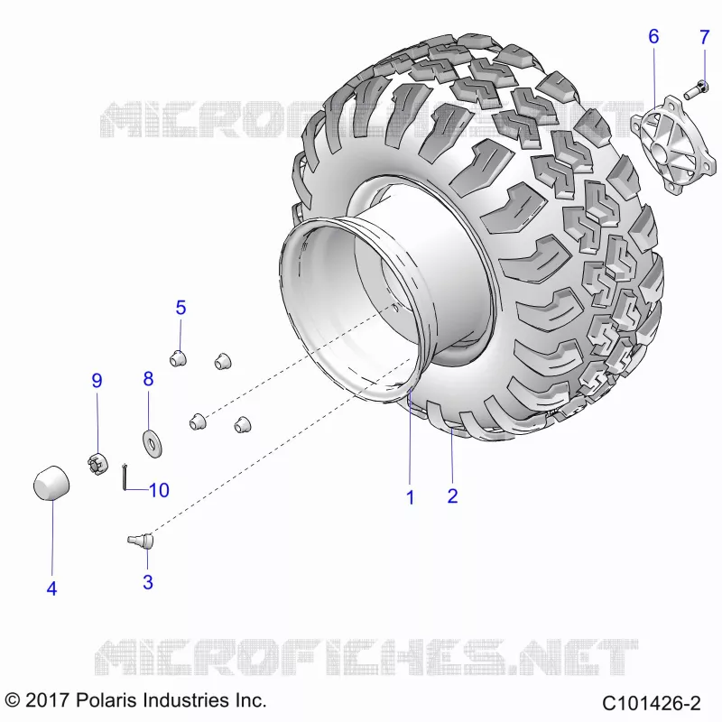 RUEDAS, REAR -A19HAA15N7 (101426-2)