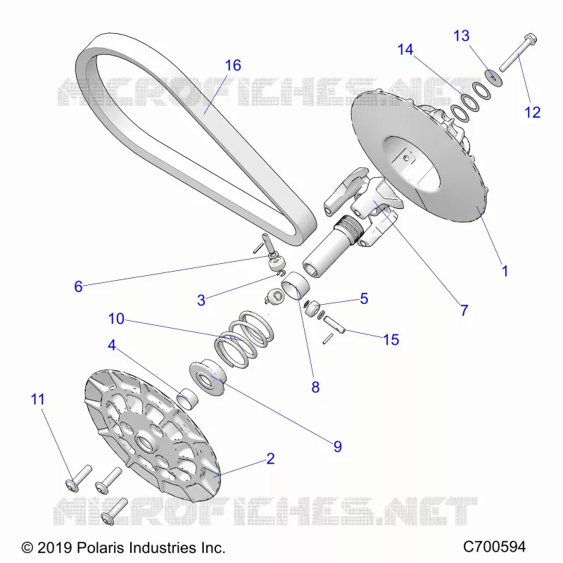TREN, SECONDARY CLUTCH