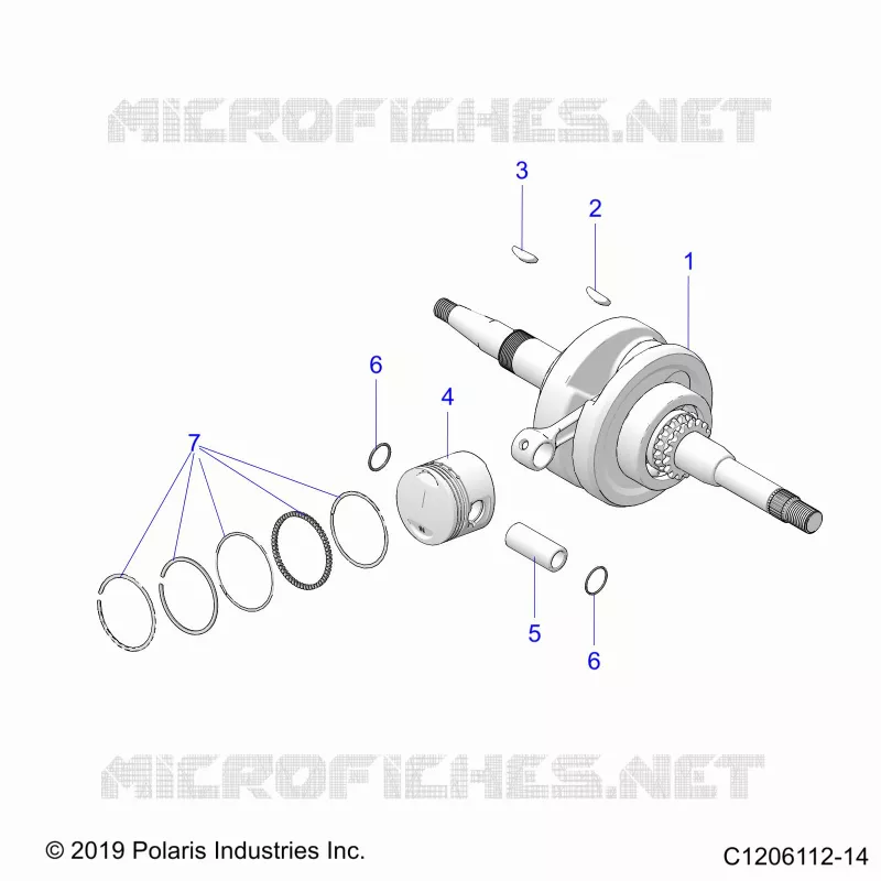 ENGINE, CIGUEÑAL AND PISTON