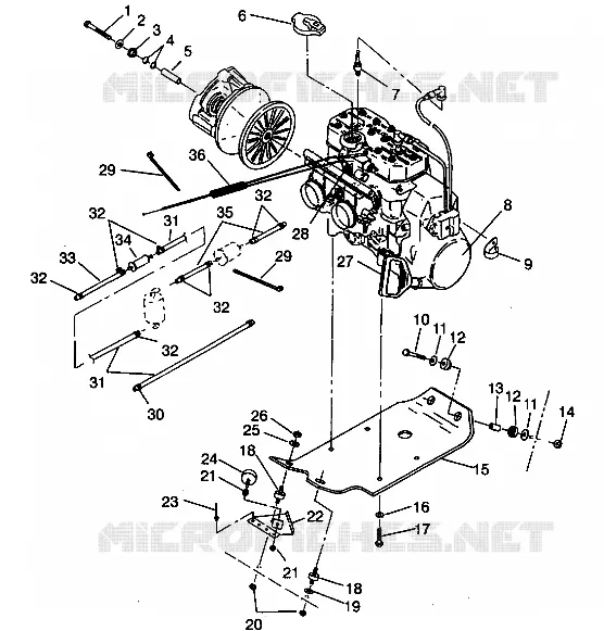 MONTAJE DEL MOTOR CLASSIC TOURING 0942875 (4924962496032A)
