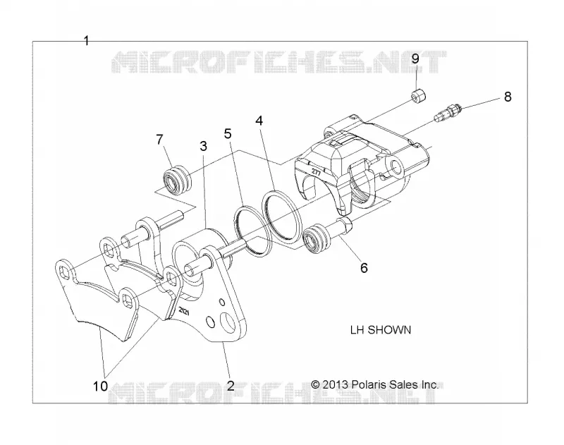 BRAKES, PINZA FRENO DELANTERA