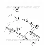 PISTÓN Y CIGÜEÑAL SPORTSMAN 4X4 W958040 (4930403040D001)
