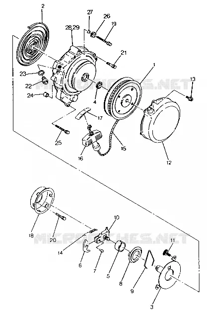 ARRANQUE DE RETROCESO ASSEMBLY Trail Boss / W928527 (4922892289039A)