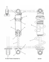 SUSPENSION, CHOQUE FRONTAL TRACK, MONOTUBE 7045530