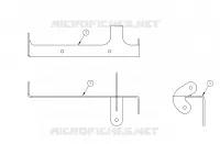 EUROPEAN COMPONENTS, ASIENTO BELT BRACKET, LOWER EU