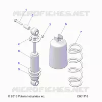 SUSPENSION, CHOQUE FRONTAL TRACK (7043995)