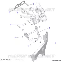 MOTOR, TURBO CHARGER MOUNTING