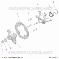 SUSPENSIÃ“N DELANTERA CARRIER- Z23NAE99FR/SCR/FR (C0704127-2)