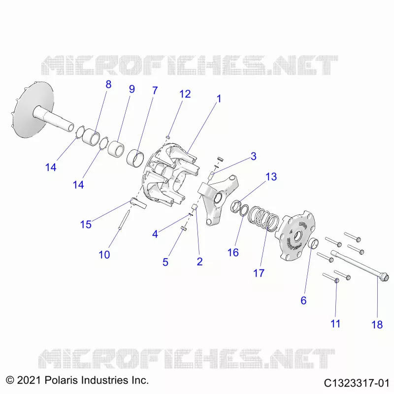 TREN, PRIMARY CLUTCH
