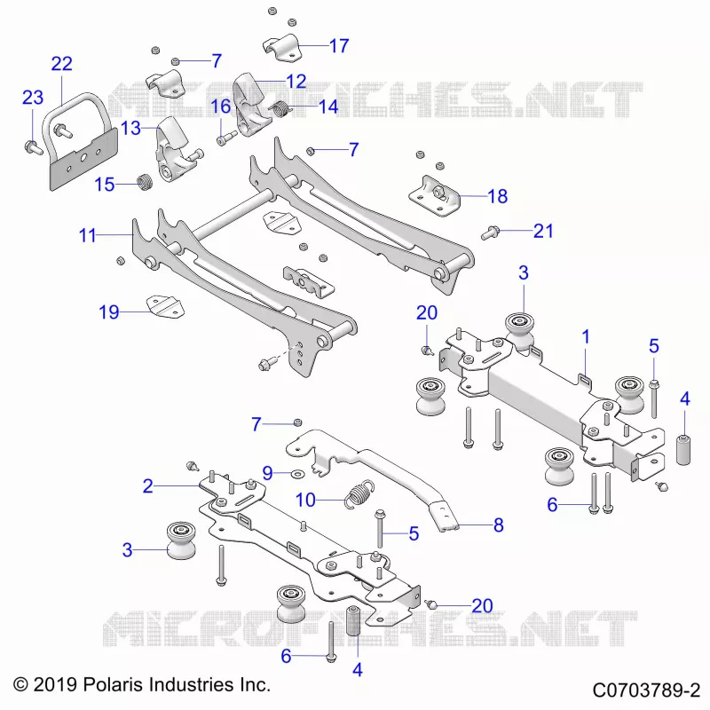 ASIENTO MOUNTING, FRONT