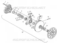 Embrague 440 XCR 0971660 (4937893789B012)