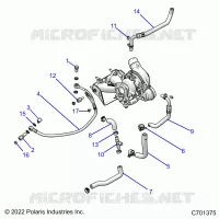 ENGINE, TURBO, COOLING AND OIL