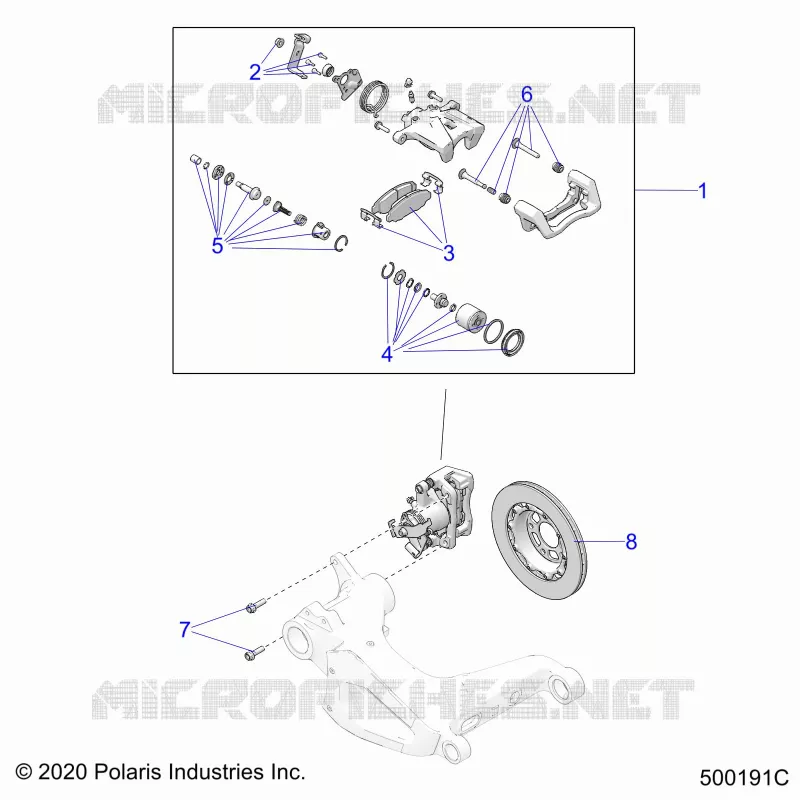 BRAKES, PINZA FRENO TRASEIRA