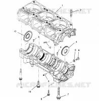 CAJA DEL CIGÜEÑAL ULTRA SKS 0960578, EURO ULTRA SKS E960578, and  ULTRA RMK 0960978 (4931683168C008)