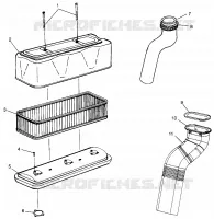 SALIDA DE AIRE SLT 780 B964588 and  Intl. SLT 780 I964588 (4935683568B007)