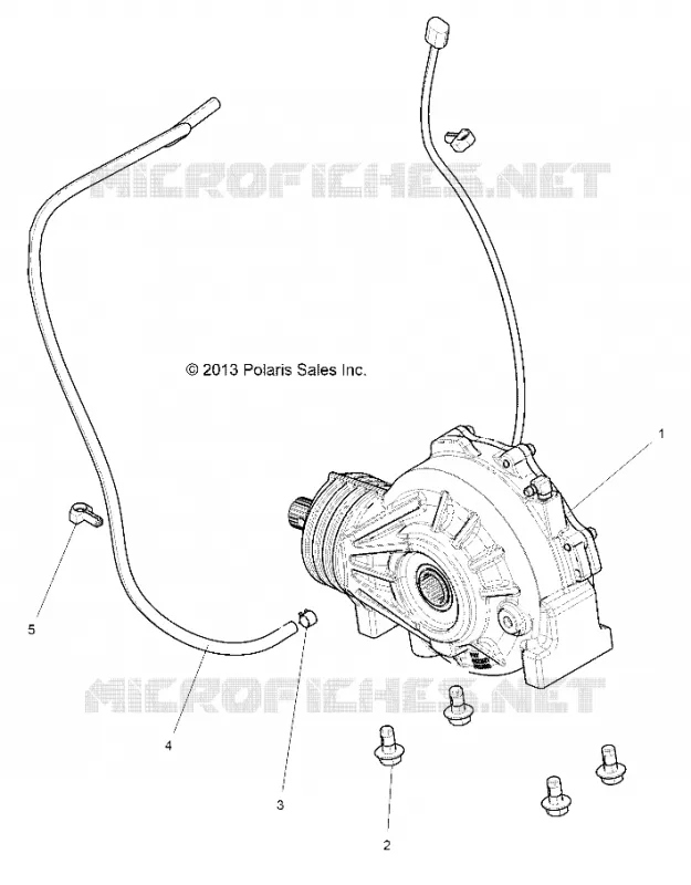 DRIVE TRAIN, FRONT MONTAJE DE ENGRANAJES