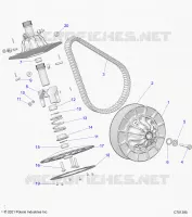 TREN, SECONDARY CLUTCH