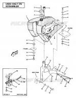 MONTAJE DEL DEPOSITO DE COMBUSTIBLE-SCRAMBLER (4910981098014A)
