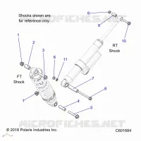 SUSPENSION, MONTAJE DE DESCARGA, REAR SUSP.