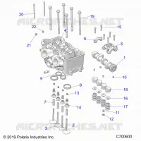 ENGINE, CULATA AND VALVES