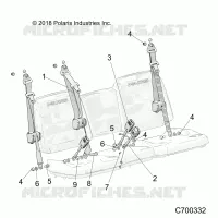 ASIENTO BELT AND MOUNTING