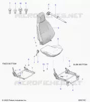 ASIENTO (PASSENGER) AND SEAT BELT MOUNTING