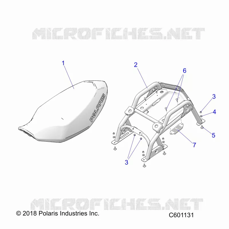 ASIENTO ASM. AND REAR RACK