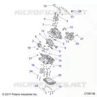 ENGINE, CRANKCASE AND CIGUEÑAL