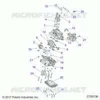 ENGINE, CRANKCASE AND CIGUEÑAL