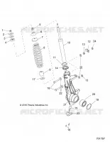 SUSPENSION, PUNTAL DELANTERO