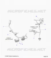 ELECTRICA, WIRE HARNESS, HOOD, ELECTRIC START