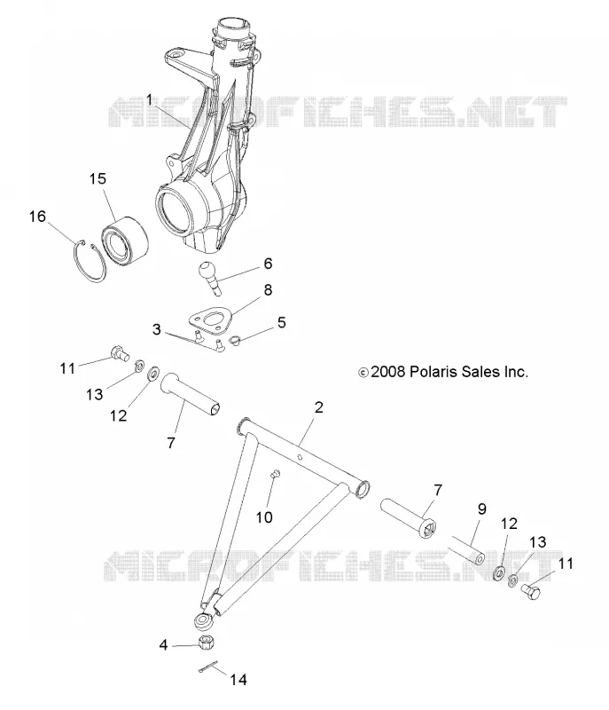 SUSPENSION, A-ARM and PUNTAL MOUNTING