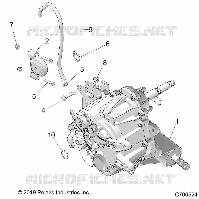 TREN, MAIN GEARCASE MOUNTING