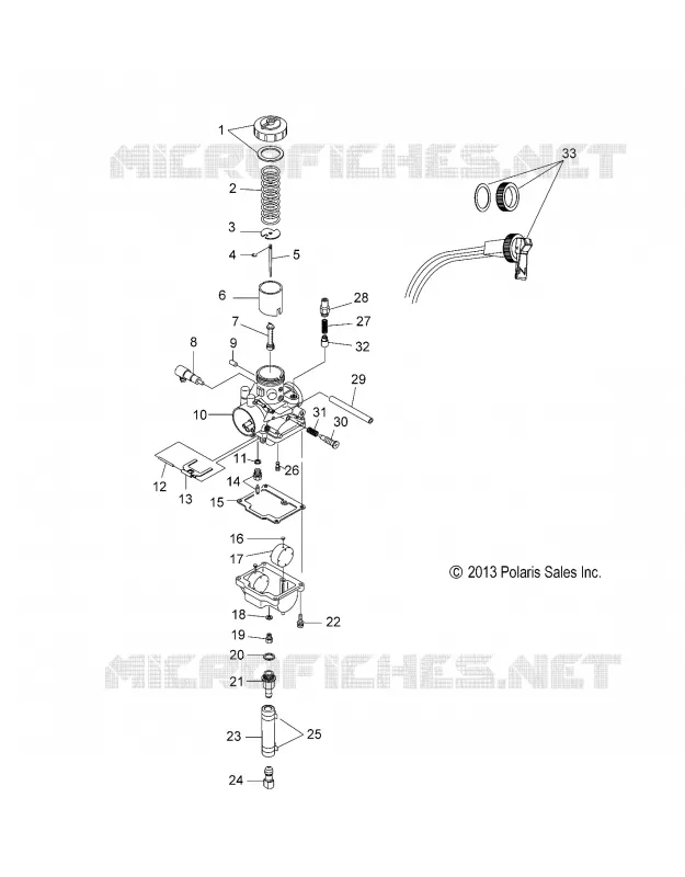 MOTOR, CARBURADOR AND CHOKE