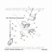 MOTOR, THROTTLE CONTROL ASM.