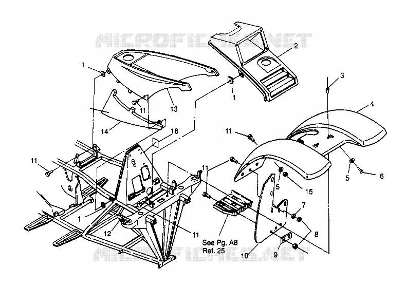 MONTAJE FRONTAL CAB 4x4 300 W958130 (4930183018A005)