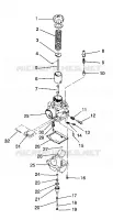 CARBURADOR 440 / 0930760 and 440 SKS / 0930560 (4922932293032A)