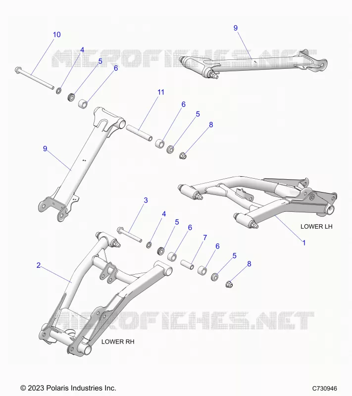 SUSPENSION TRASERA CONTROL ARMS