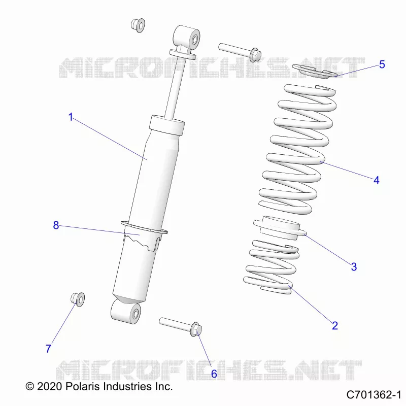 SUSPENSION TRASERA SHOCK