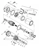 MOTOR DE ARRANQUE SL 700 B964066 and  Intl. SL 700 I964066 (4935633563C009)