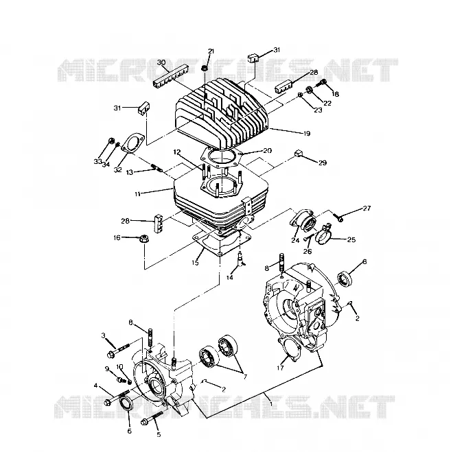 CAJA DEL CIGÜEÑAL and CILINDRO 250 6x6 / W928727 (4922842284043A)