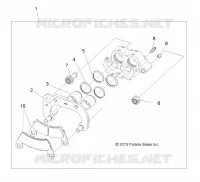 BRAKES, PINZA FRENO DELANTERA