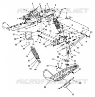 SUSPENSIÓN DELANTERA AND ESQUÍ 500 EFI 0963774 AND EUROPEAN 500 EFI E963774 (4936183618B001)
