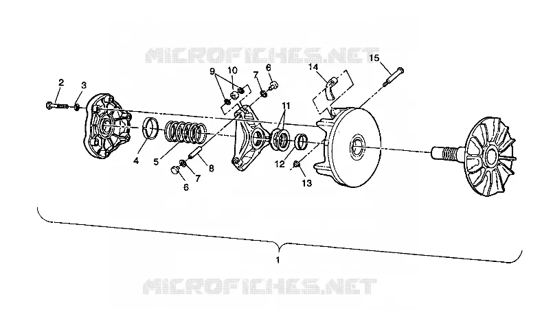 Embrague ASSEMBLY 2X4 350L W937539 (4924032403020A)