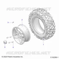 RUEDAS, FRONT TIRE