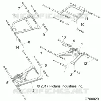 SUSPENSION TRASERA CONTROL ARMS