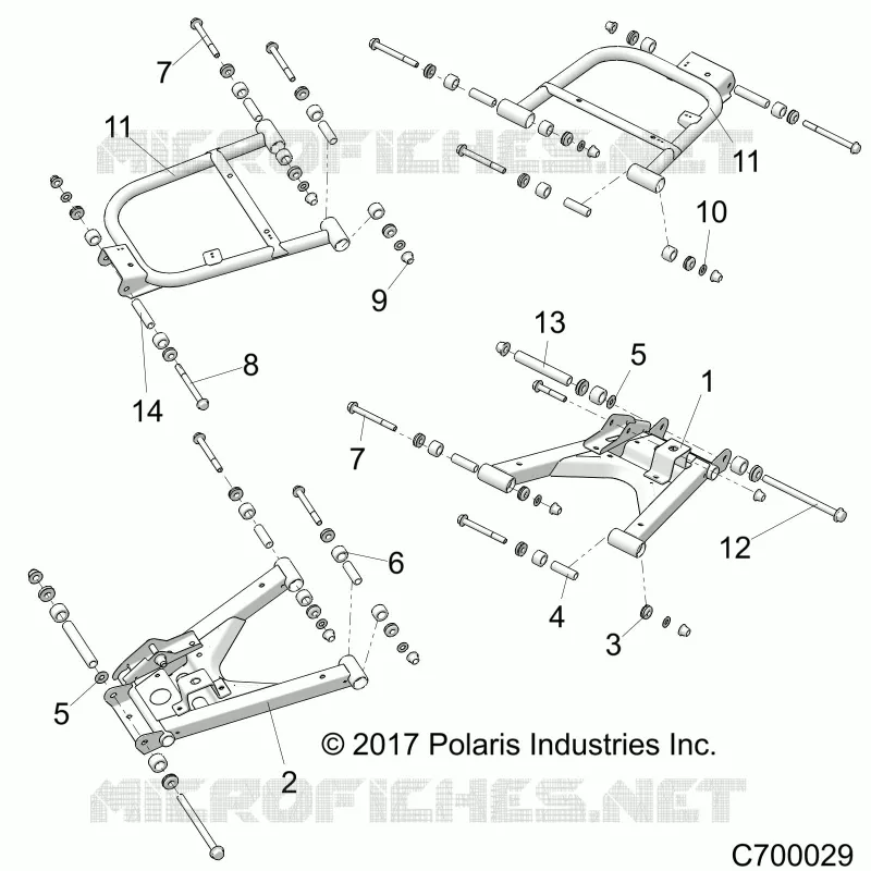 SUSPENSION TRASERA CONTROL ARMS