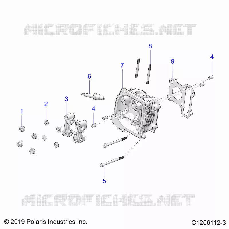 ENGINE, CULATA ASM