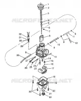 CARBURADOR 700 RMK 0970966, 700 SKS 0970566, AND EUROPEAN 700 SKS E970566 (4938573857C010)
