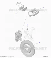 BRAKES, PINZA FRENO DELANTERA